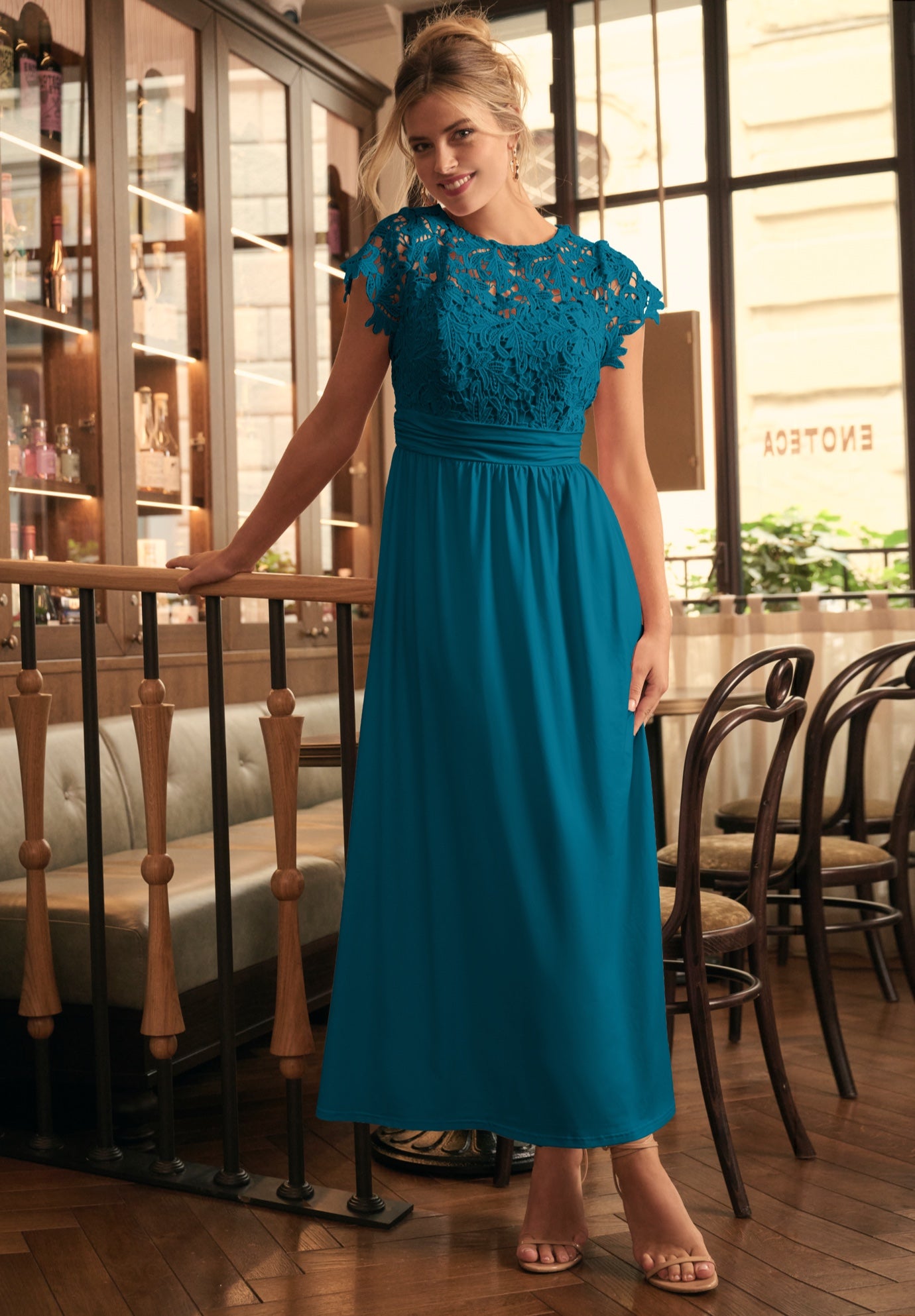 Lace Maxi Dress image number 0