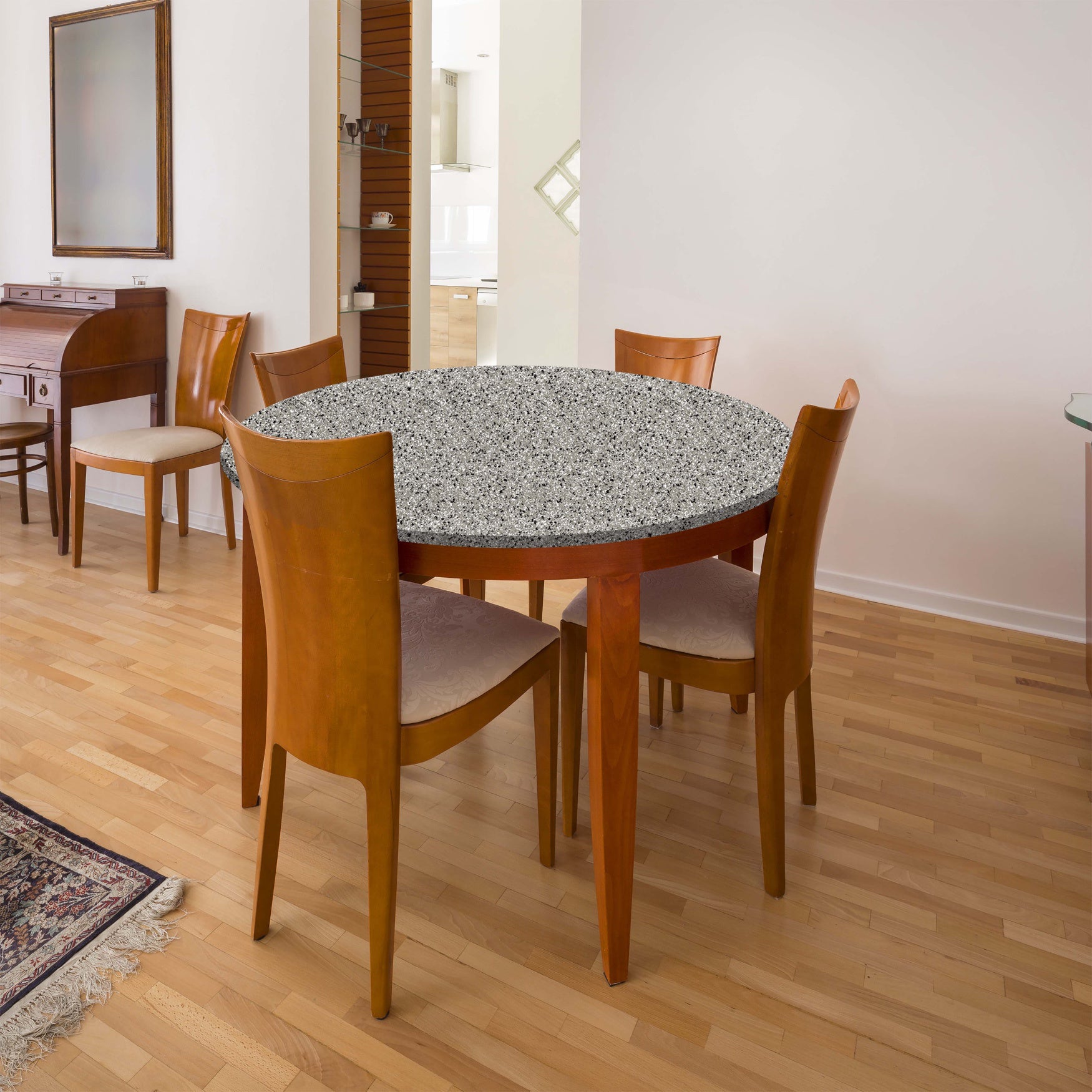 5&rsquo; Round Stretch-Fit Table Cover image number 0