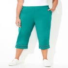AnyWear Printed Hem Capri image number null