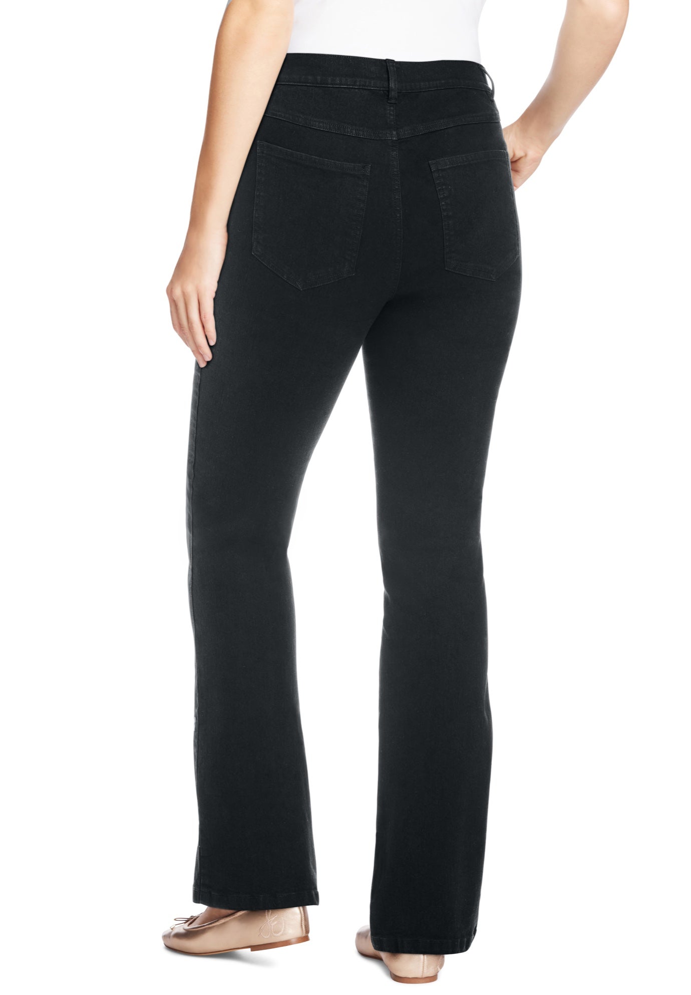 Stretch Denim Five-Pocket Bootcut Jeans image number 1