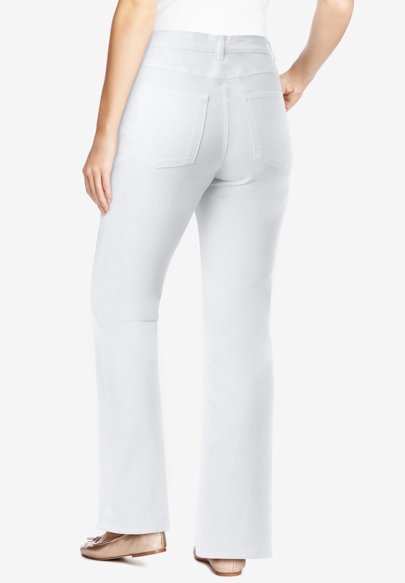 Stretch Denim Five-Pocket Bootcut Jeans image number 1
