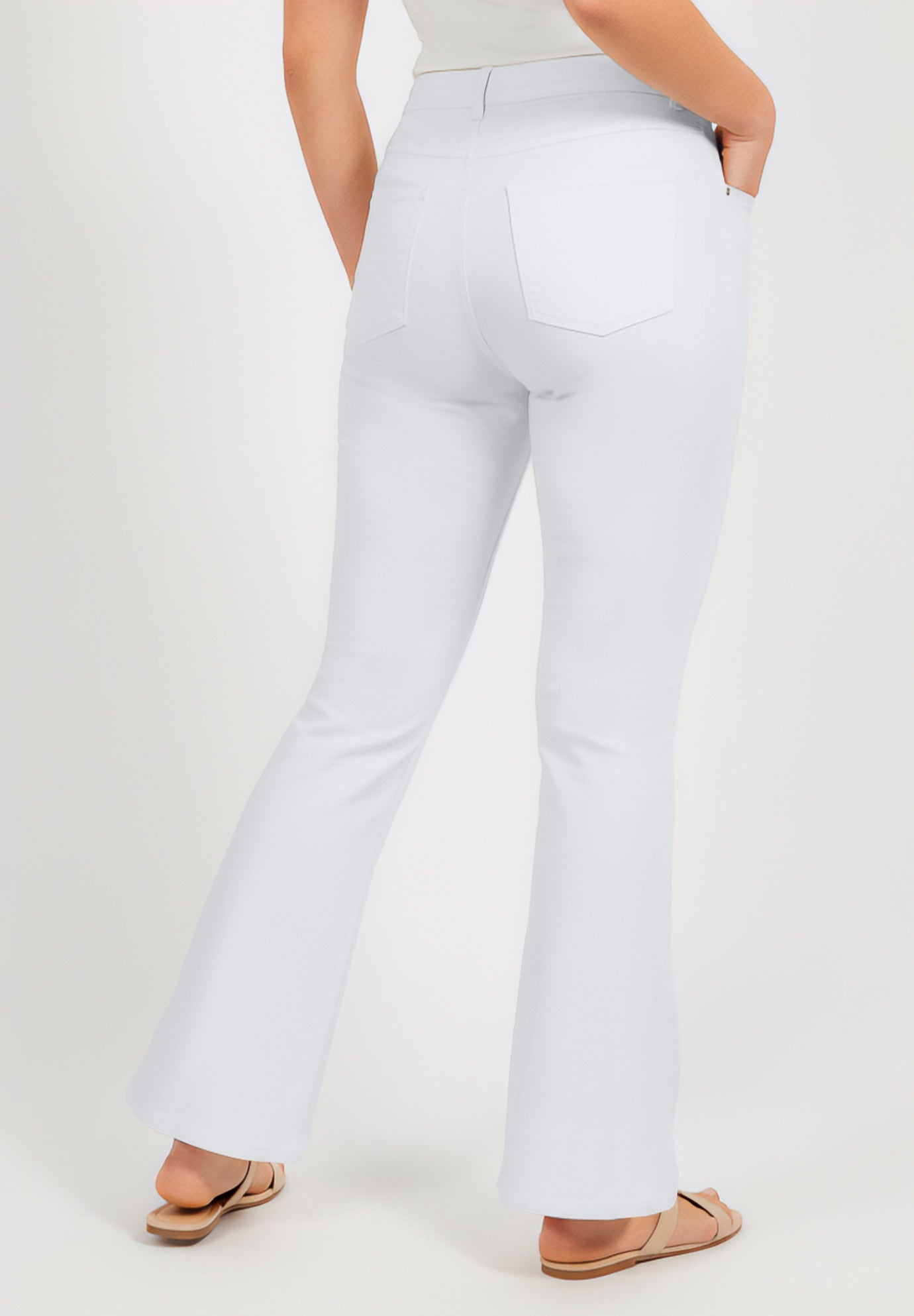 Stretch Denim Five-Pocket Bootcut Jeans image number 2