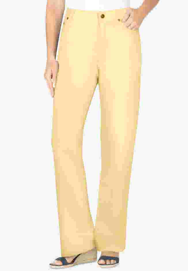 Stretch Denim Five-Pocket Bootcut Jeans image number 0