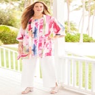 Breezeway Georgette High-Low Tunic Tank image number null