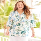 Pleated Linen Tunic image number null