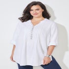Pleated Linen Tunic image number null