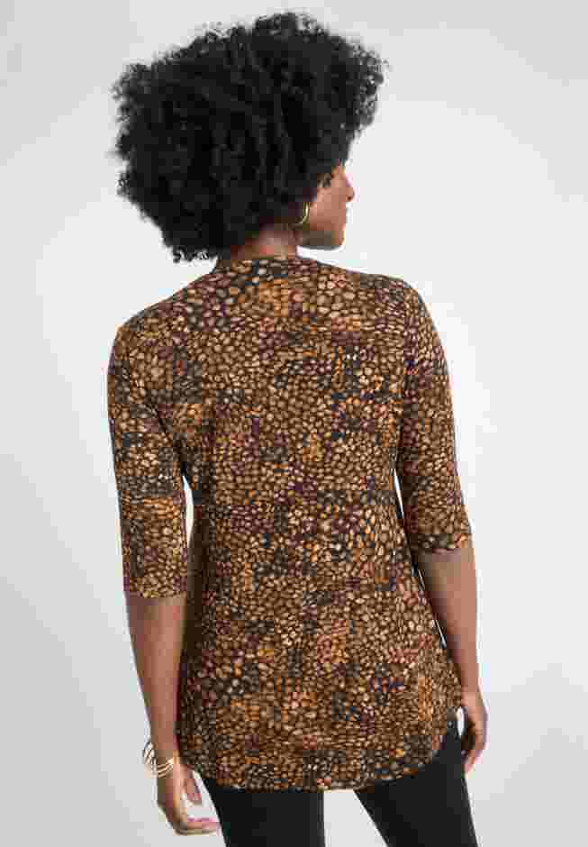 Stretch Knit Pleated Tunic image number 1