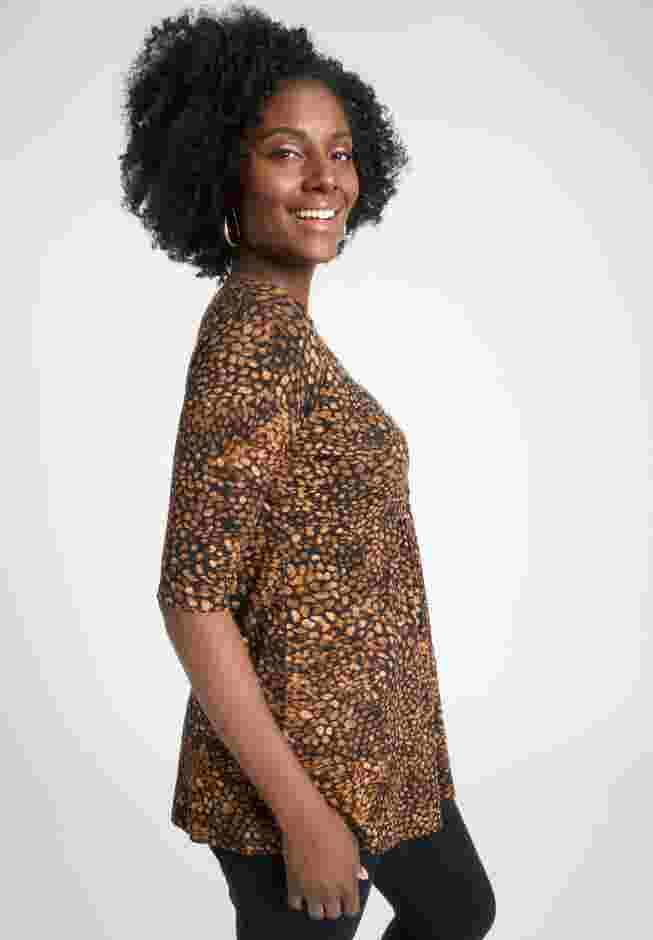 Stretch Knit Pleated Tunic image number 2