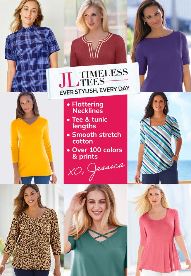 Stretch Cotton Peplum Tunic image number 3