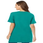 Perfect Short-Sleeve V-Neck Tunic image number null