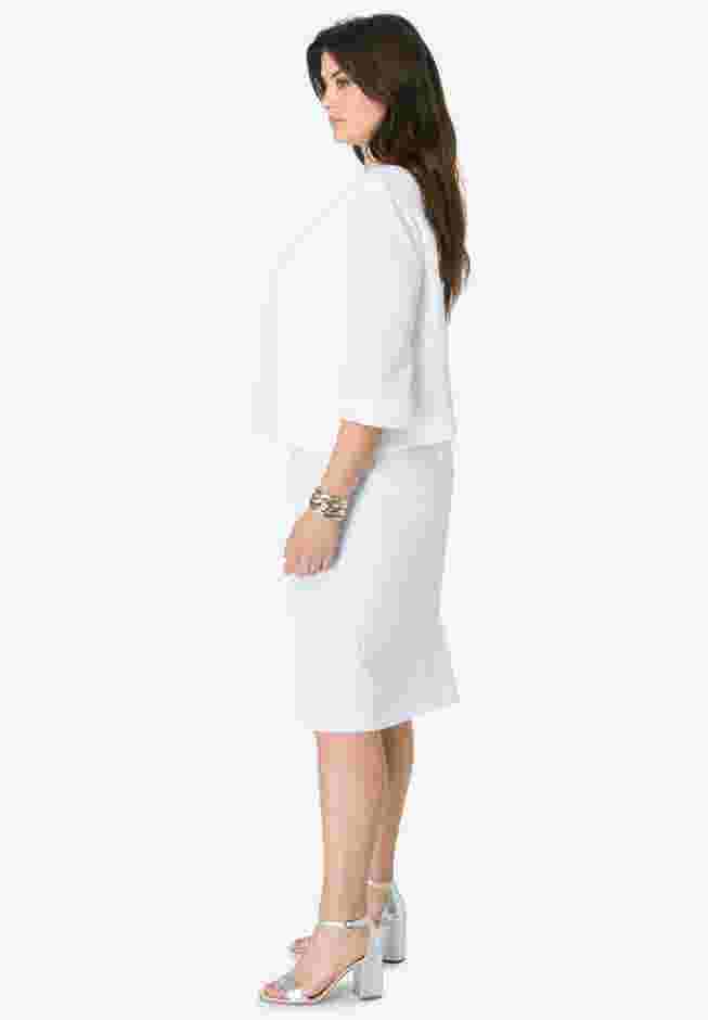 Sweetheart Sheath Dress and Jacket Set image number 2