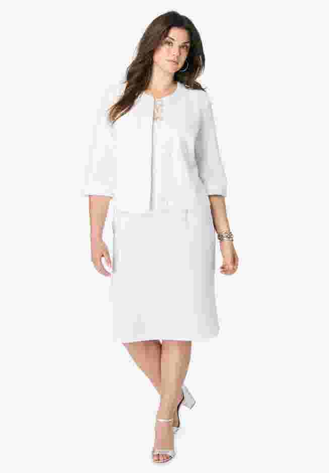 Sweetheart Sheath Dress and Jacket Set image number 0