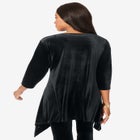 Velour Hanky Hem Tunic image number null