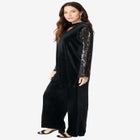 Keyhole Velour Pant Set. image number null