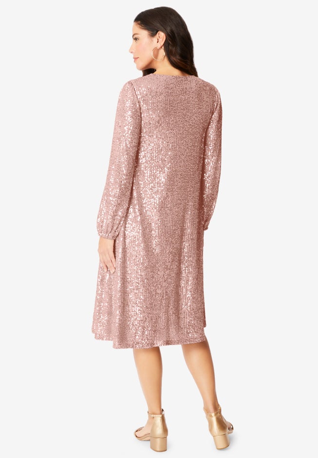 Sequin Swing Dress image number 1