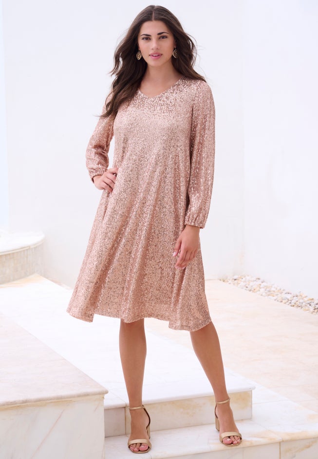 Sequin Swing Dress image number 3