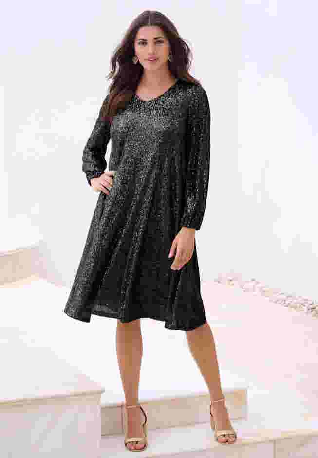 Sequin Swing Dress image number 0