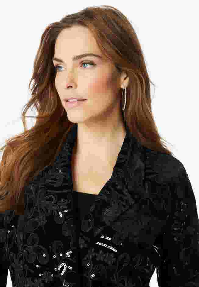 Statement Sequin Blazer image number 3