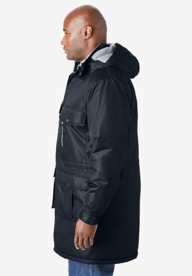 Longer-length Boulder Creek fleece-lined parka image number 2