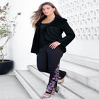 Faux Fur Collar Cardigan Sweater. image number null