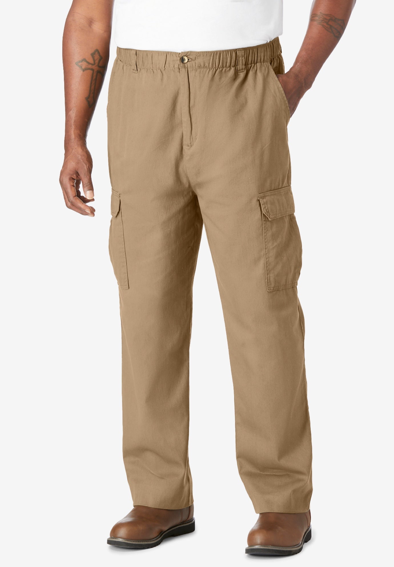 Knockarounds&reg; Full-Elastic Waist Cargo Pants image number 0