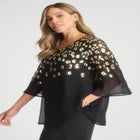 Georgette Flutter Top image number null