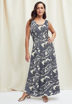 Stretch Knit Tank Maxi Dress