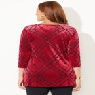 AnyWear Burnout V-Neck Tunic image number null