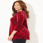 AnyWear Burnout V-Neck Tunic image number null