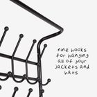 Entryway Coat Rack & Shoe Organizer image number 2