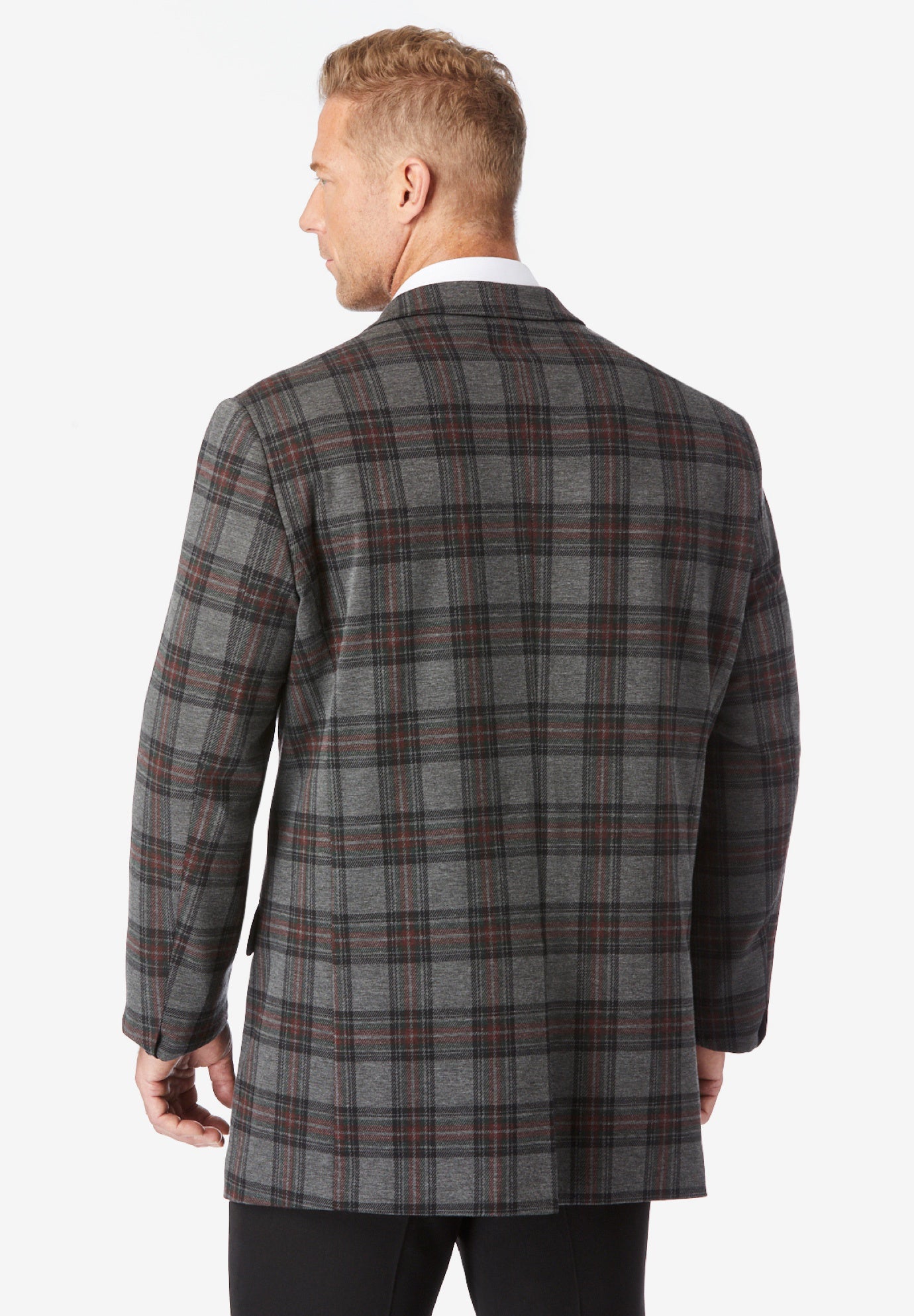 Ponte stretch knit blazer image number 1