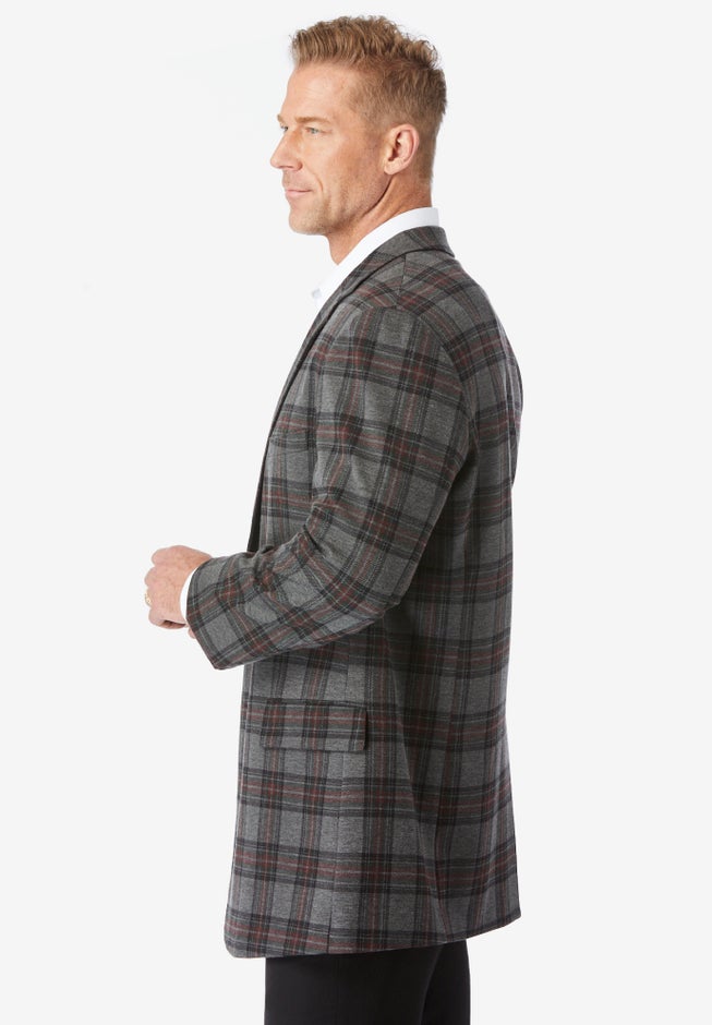 Ponte stretch knit blazer image number 2