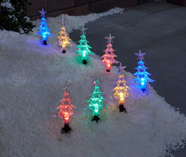 Color-Changing Pathway Lights, Set of 8 image number null