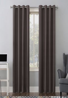 Sun Zero&trade; Cameron Texture Grommet Window Panel