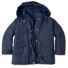 Faux Fur Down Parka Coat image number null