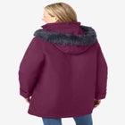 Faux Fur Down Parka Coat image number null