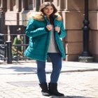 Plus Size Classic Length Puffer Coat image number 0