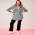 Fleece Zip Hoodie Sweatshirt image number null