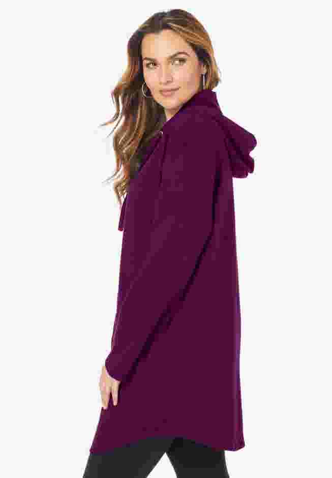 Fleece Zip Hoodie Sweatshirt image number 2