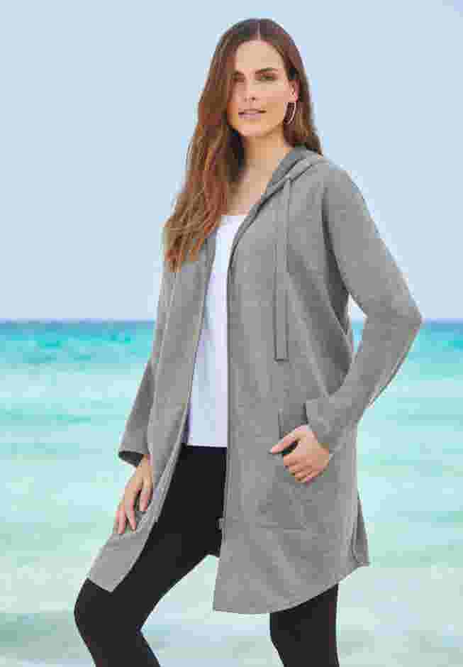 Fleece Zip Hoodie Sweatshirt image number 4