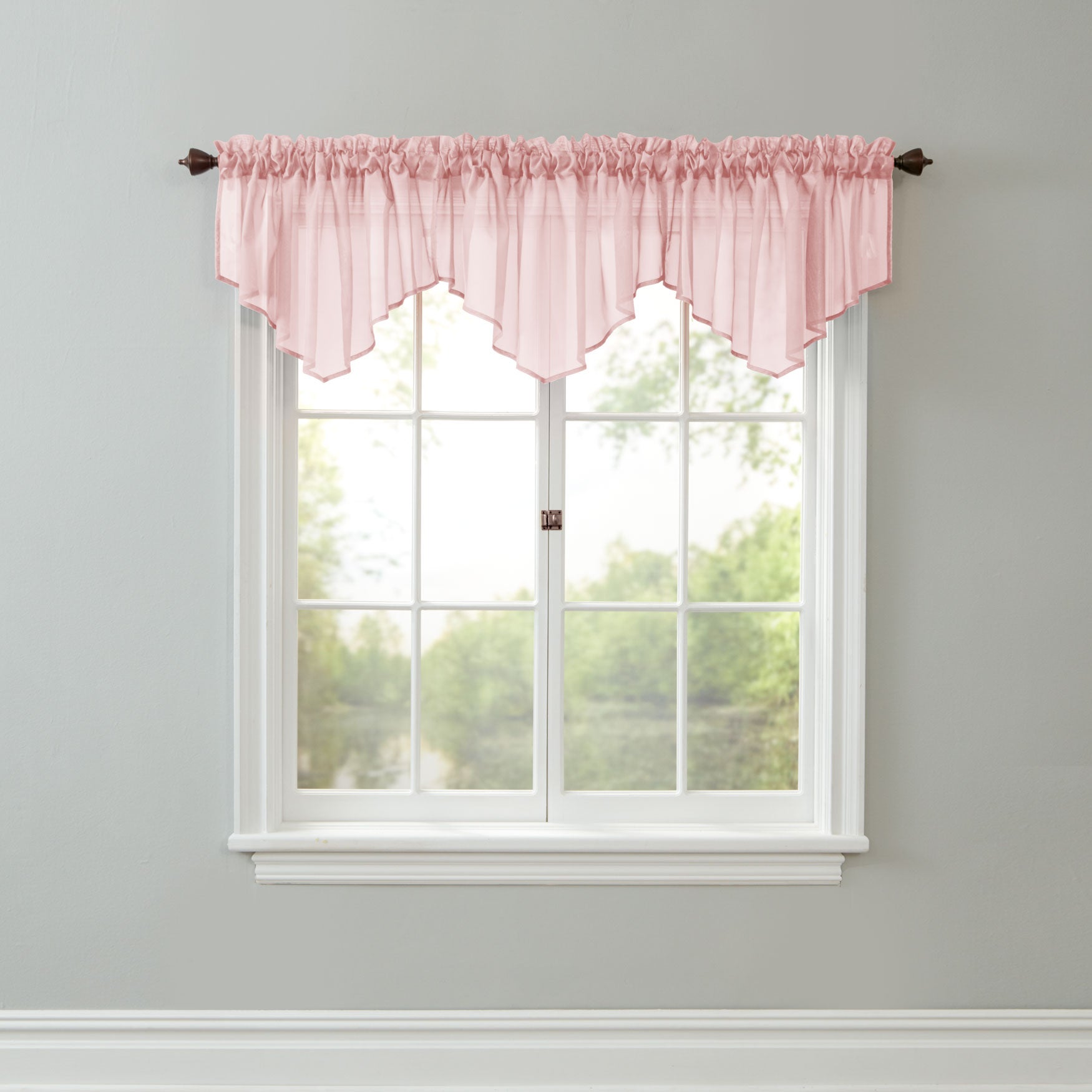 BH Studio Sheer Voile Ascot Valance image number 0