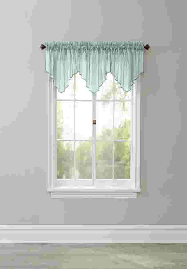 BH Studio Sheer Voile Ascot Valance image number 0