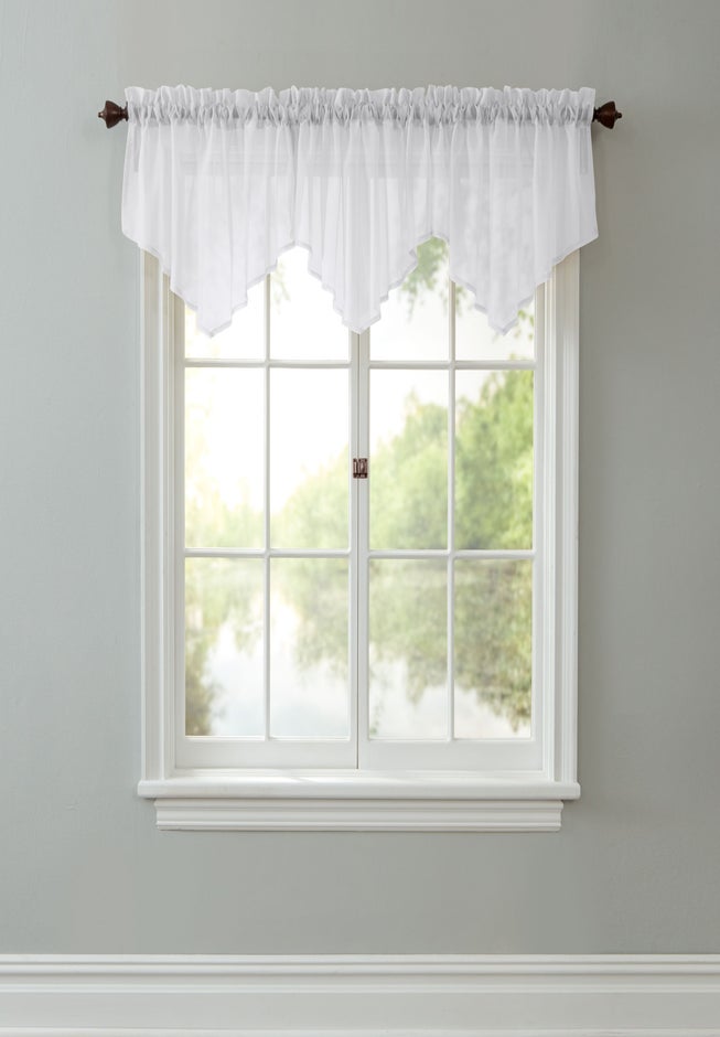 BH Studio Sheer Voile Ascot Valance image number 0