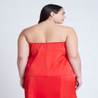 Column Satin Tube Top image number null