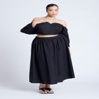 Off The Shoulder Sweetheart Neckline Top image number null