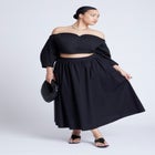 Off The Shoulder Sweetheart Neckline Top image number null