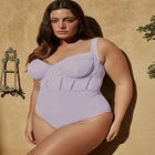 Lace Detail Corset One Piece image number null