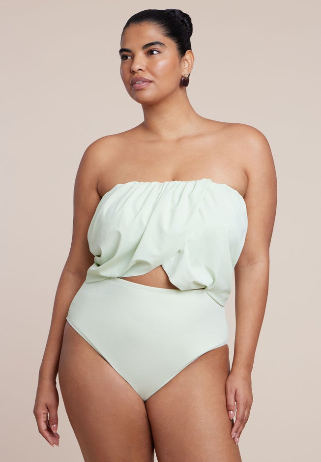 Crossover Strapless One Piece image number 3