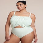 Crossover Strapless One Piece image number null