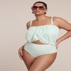 Crossover Strapless One Piece image number null